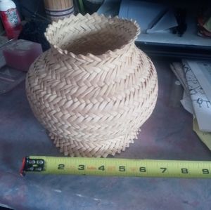 Tarahumara dbl woven basket